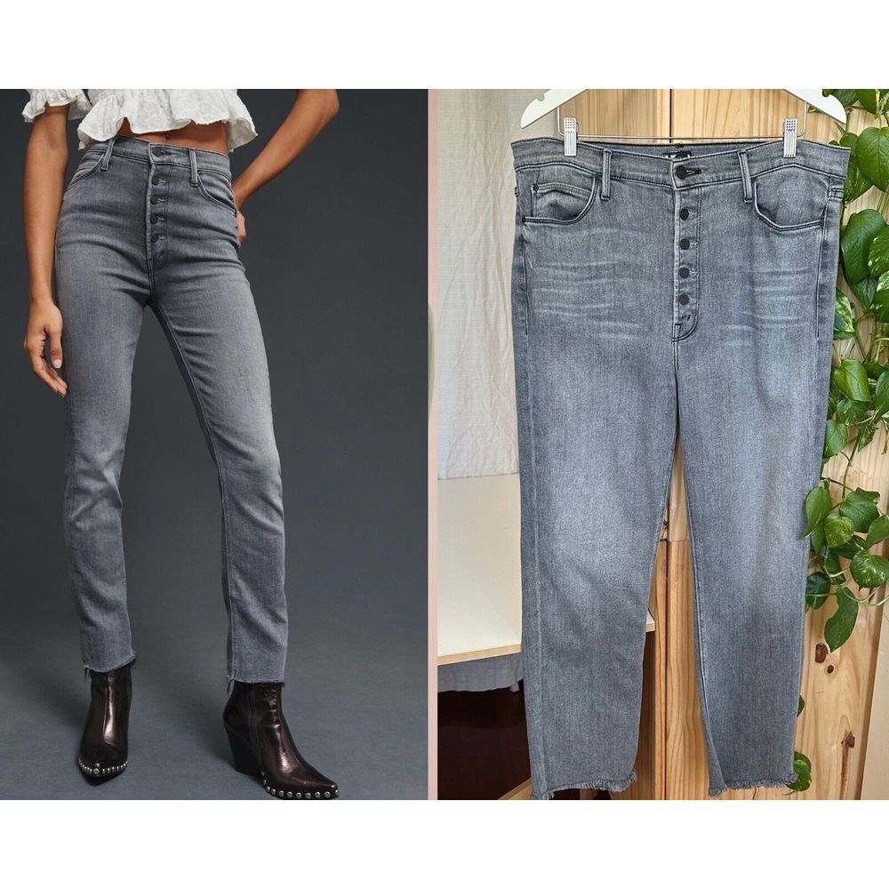 MOTHER Women's High Rise Black Jeans